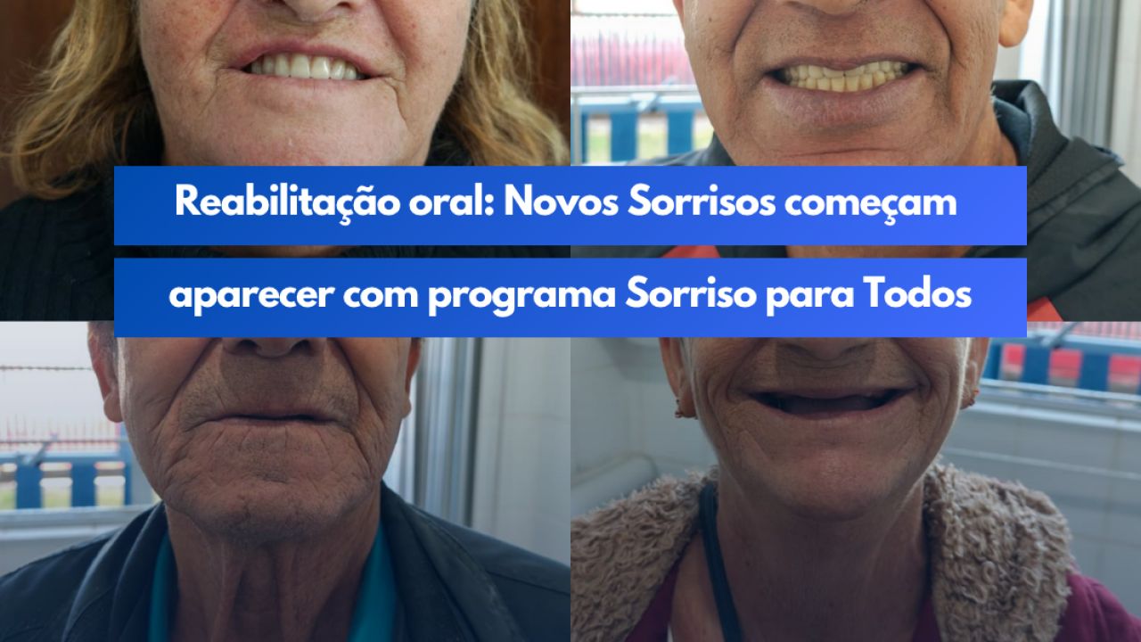 Reabilitação oral: Novos Sorrisos começam aparecer com programa 