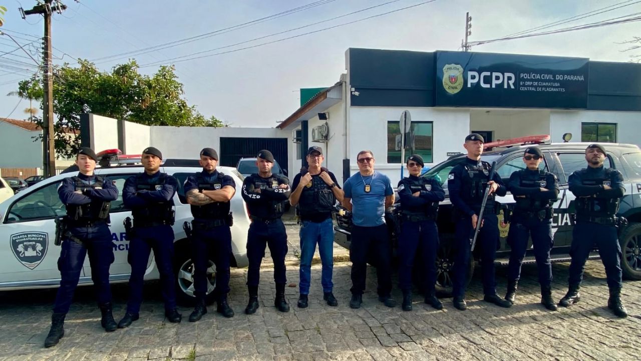 Operação conjunta entre PCPR e Guarda Municipal prende três investigados