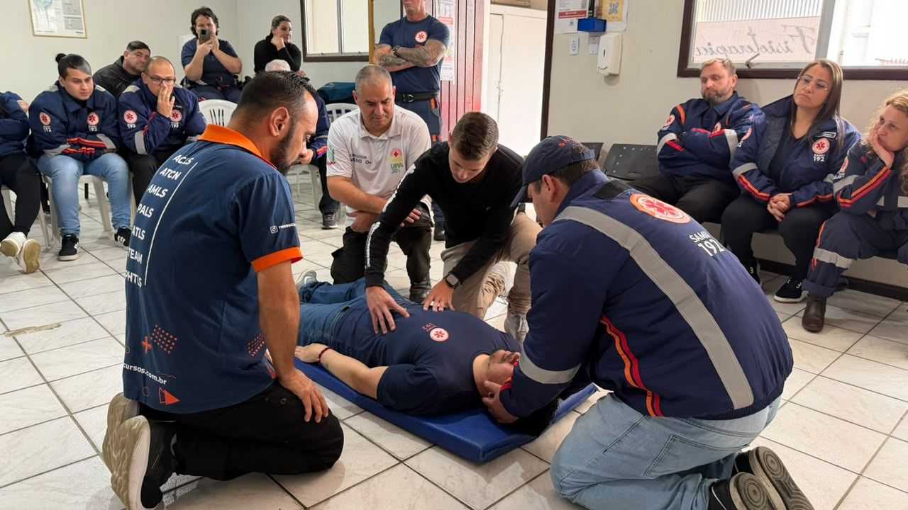 SAMU promove capacitação para equipes de três municípios
